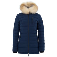 Moose Knuckles Blue Cotton Coat