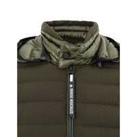 Moose Knuckles Green Nylon Coat