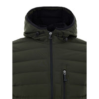 Moose Knuckles Green Nylon Full-Length Jacket