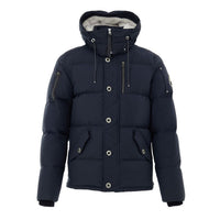 Moose Knuckles Blue Nylon Coat