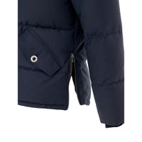 Moose Knuckles Blue Nylon Coat