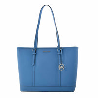 Michael Kors Blue Canvas Tote Bag