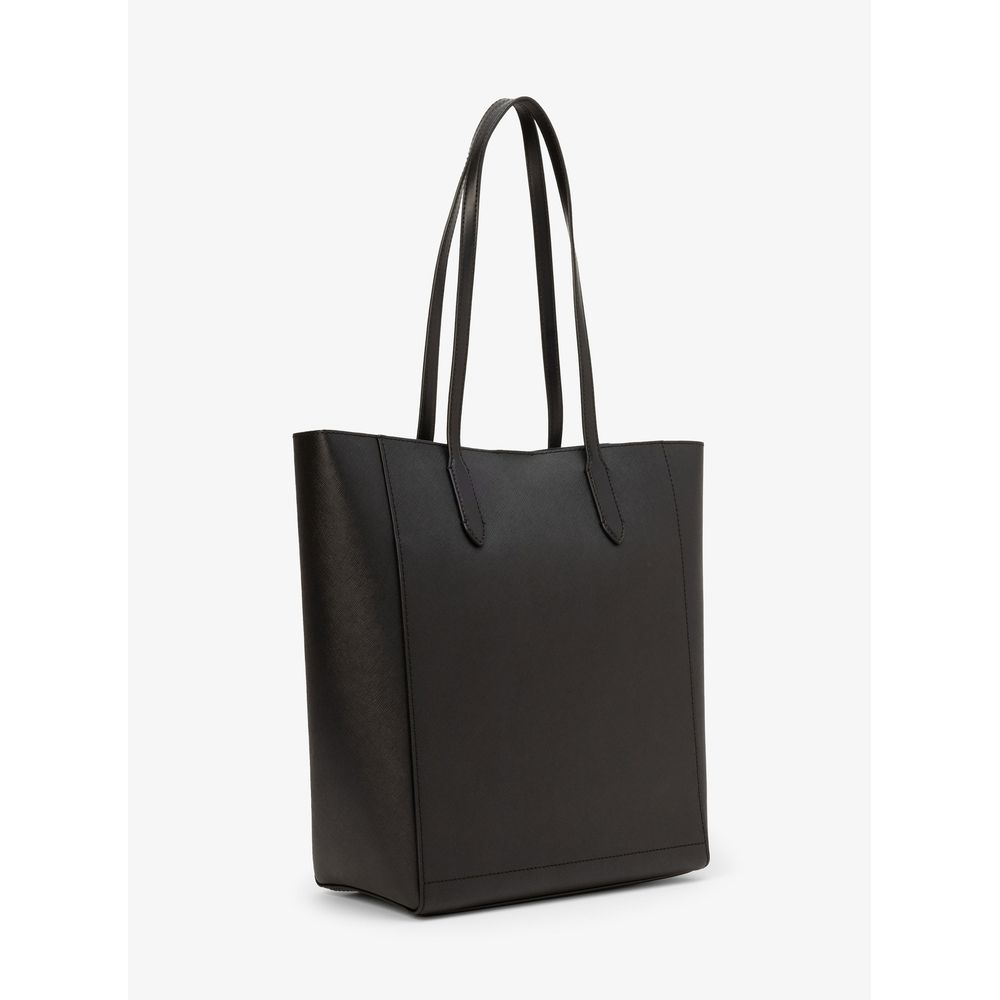 Michael Kors Black Leather Tote Bag