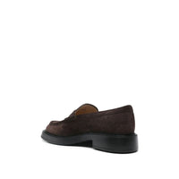 Tod's Brown Calfskin Slip-On Loafers