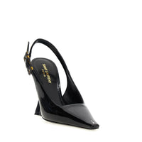 Saint Laurent Black Calfskin Platform Pumps