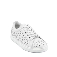 Jimmy Choo White Calfskin Low Top Sneakers