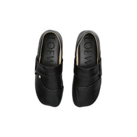 Loewe Black Calfskin Slippers