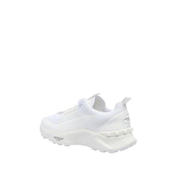 Valentino Garavani White Fabric Athletic Sneakers