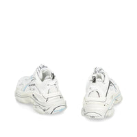 Balenciaga White Calfskin Chunky Sneakers
