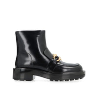 Bottega Veneta Black Calfskin Ankle Boots