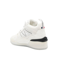 Moncler White Calfskin Athletic Sneakers