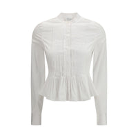 Alexander McQueen White Cotton Dress Shirt