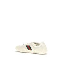 Gucci Cream Calf Leather Bos Taurus Low Top Sneakers
