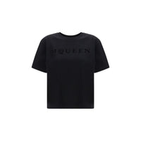 Alexander McQueen Black Cotton T-Shirt