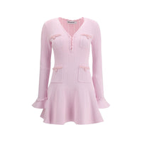 Self-Portrait Multicolor Viscose Casual Dress