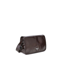 Prada Brown Calf Leather Bos Taurus Shoulder Bag