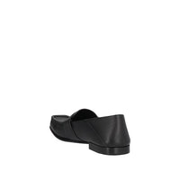 Fendi Black Calfskin Slip-On Loafers