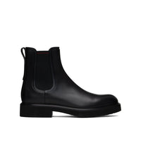 Salvatore Ferragamo Black Calfskin Chelsea Boots