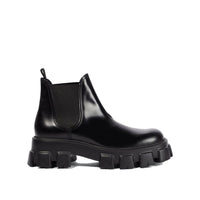 Prada Black Calfskin Chelsea Boots