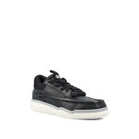 Valentino Garavani Black Lamb Leather Low Top Sneakers