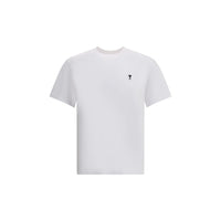 Ami Paris White Cotton T-Shirt