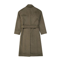 Brunello Cucinelli Bicolor Wool Coat