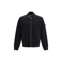 Stone Island Black Cotton Sweatshirt