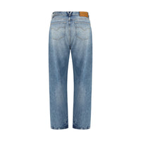 Versace Light Blue Cotton Jeans Denim
