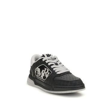 Amiri Black Calf Leather Bos Taurus Low Top Sneakers