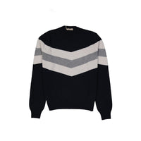 Herno Blue Wool Sweatshirt