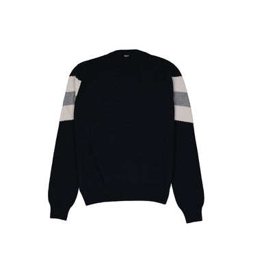Herno Blue Wool Sweatshirt