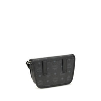 MCM Black Fabric Shoulder Bag