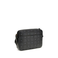 MCM Black Fabric Shoulder Bag