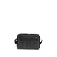 MCM Black Fabric Shoulder Bag