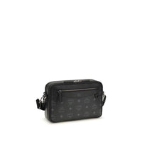 MCM Black Fabric Shoulder Bag