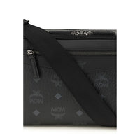MCM Black Fabric Shoulder Bag