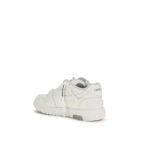 Off-White White Calf Leather Bos Taurus Athletic Sneakers