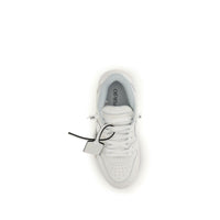 Off-White White Calf Leather Bos Taurus Athletic Sneakers