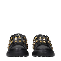 Valentino Garavani Black Leather Sneakers