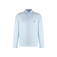 Prada Blue Cotton Dress Shirt