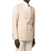 Brunello Cucinelli Beige Wool Coat