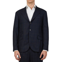 Brunello Cucinelli Blue Wool Two-Piece Suit
