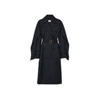 Burberry Black Polyester Coat
