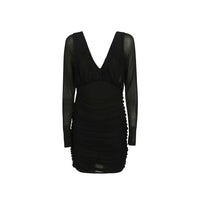 Saint Laurent Black Viscose Cocktail Dress
