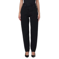 Saint Laurent Black Cotton Straight-Leg Jeans