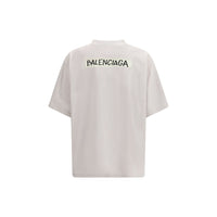 Balenciaga White Cotton T-Shirt