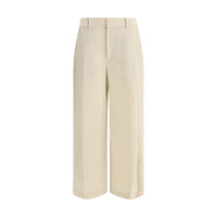 Brunello Cucinelli Beige Cotton Casual Pants