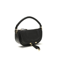Chloé Black Calf Leather Bos Taurus Shoulder Bag