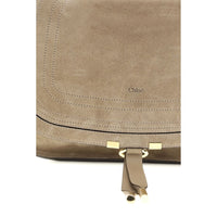 Chloé Beige Calf Leather Bos Taurus Shoulder Bag