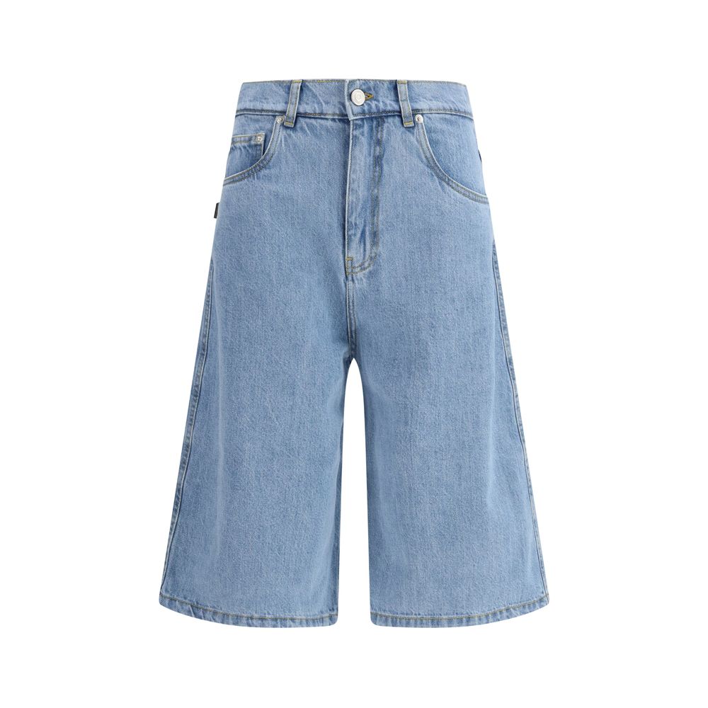Coperni Blue Cotton Bermuda Shorts